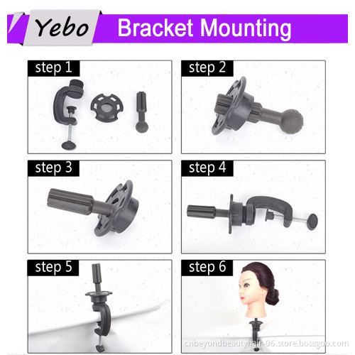 Wholesale Synthetic Mannequin Training Head  For Hairdresser Hair Cut Training Head  for Training Braiding Hair